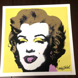 Litografická súprava Andyho Warhola certifikovaná 50x50 cm