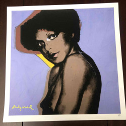 Litografia Andy Warhol off set 50x50 cm certificada