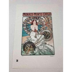 Litografie Alfonse Muchy ze setu 50x70 cm
