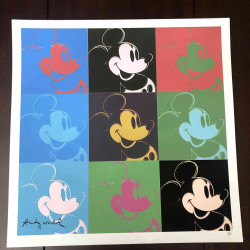 Andy Warhol Lithograph off set 50x50 cm certified