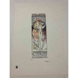 Alphonse Mucha litho uit set 50x70 cm