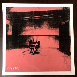 Litografía de Andy Warhol off set 50x50 cm certificada