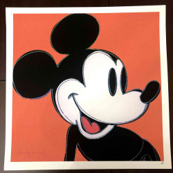 Litografia Andy Warhol off set 50x50 cm certificada