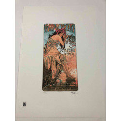Alphonse Mucha lithograph off set 50x70 cm