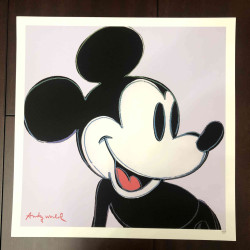 Litografia Andy Warhol off set 50x50 cm certificada