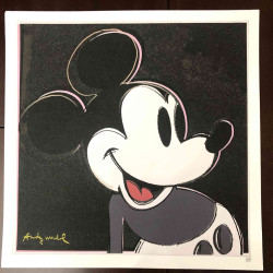 Litografia Andy Warhol off set 50x50 cm certificada
