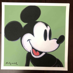Litografia Andy Warhol off set 50x50 cm certificada