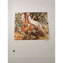Alphonse Mucha lithograph off set 50x70 cm