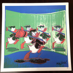 Set de litografía de Andy Warhol 50x50 cm certificado
