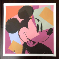 Set de litografía de Andy Warhol 50x50 cm certificado