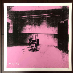 Litografía de Andy Warhol off set 50x50 cm certificada