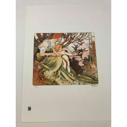 Alphonse Mucha lithograph off set 50x70 cm