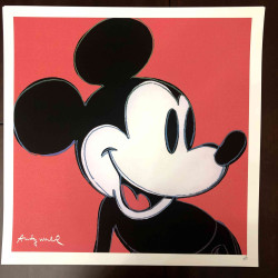 Litografia Andy Warhol off set 50x50 cm certificada