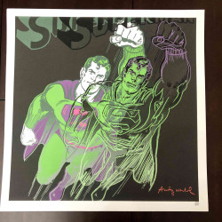 Andy Warhol Lithographie hors set 50x50 cm certifiée