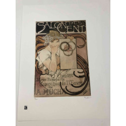 Alphonse Mucha litografia off set cm 50x70