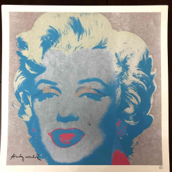 Litografia Andy Warhol off set 50x50 cm certificada