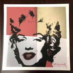 Andy Warhol Lithografie off set 50x50 cm gecertificeerd