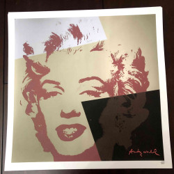 Andy Warhol 50x50 cm-ko litografia-sorta ziurtatua