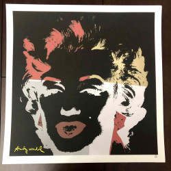 Andy Warhol Lithographie Offset 50x50 cm zertifiziert
