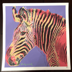 Litografía de Andy Warhol off set 50x50 cm certificada