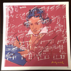 Andy Warhol Lithograph off set 50x50 cm certified