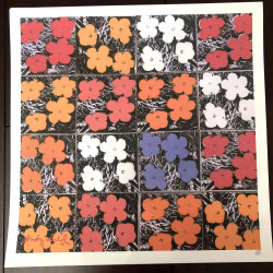 Litografia Andy Warhol off set 50x50 cm certificada