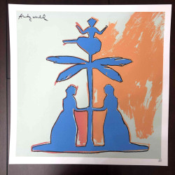 Andy Warhol Lithographie hors set 50x50 cm certifiée