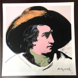 Litografia Andy Warhol off set 50x50 cm certificada