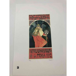 Alphonse Mucha lithograph off set 50x70 cm
