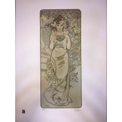 Alphonse Mucha litho uit set 50x70 cm