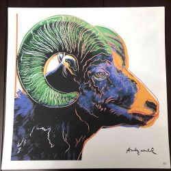 Litografická sada Andyho Warhola certifikovaná 50x50 cm