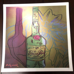 Litografía de Andy Warhol off set 50x50 cm certificada