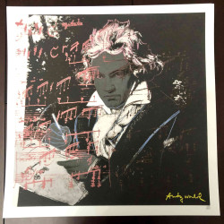 Andy Warhol Lithographie hors set 50x50 cm certifiée