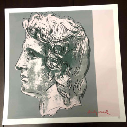 Litografía de Andy Warhol off set 50x50 cm certificada