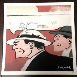 Andy Warhol Litografia offsetowa z certyfikatem 50x50 cm