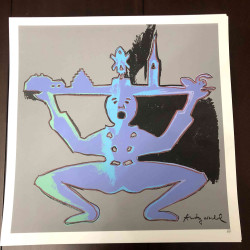 Litografia Andy Warhol off set 50x50 cm certificada