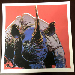 Litografia Andy Warhol off set 50x50 cm certificada