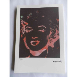 Andy Warhol Litografía edición off set 125 cm 35x50