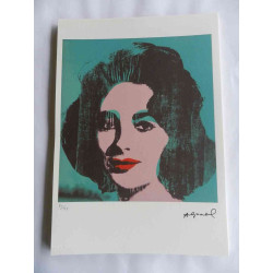 Andy Warhol Litografía edición off set 125 cm 35x50