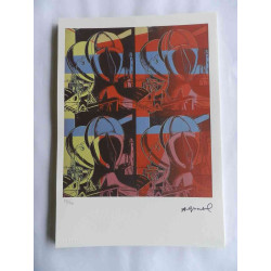Andy Warhol Lithografie off-set editie 125 cm 35x50