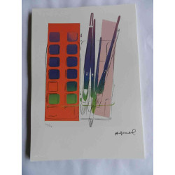 Andy Warhol Lithografie off-set editie 125 cm 35x50