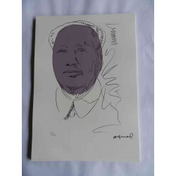 Andy Warhol Litografia off set edizioa 125 cm 35x50
