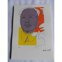 Andy Warhol Lithografie off-set editie 125 cm 35x50