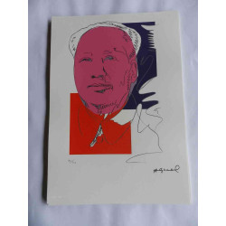 Andy Warhol Litografia off set edizioa 125 cm 35x50