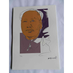 Andy Warhol Lithografie off-set editie 125 cm 35x50
