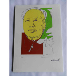 Andy Warhol Litografia off set edizioa 125 cm 35x50