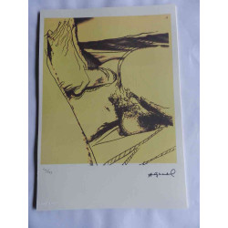Andy Warhol Litografia off set edizioa 125 cm 35x50