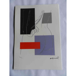 Andy Warhol Litografia off set edizioa 125 cm 35x50