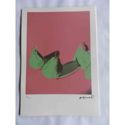 Andy Warhol Litografia off set edizioa 125 cm 35x50
