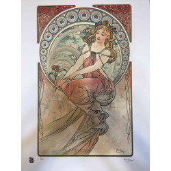 Alphonse Mucha litho uit set 50x70 cm